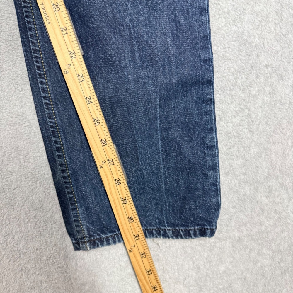 Diesel Darron Regular Slim Tapered Jeans Mens 34x31 Blue Wash ORM80 Button Fly - Picture 15 of 16